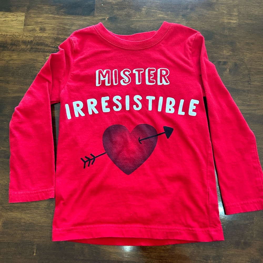 Mister Irresistible Red Toddlers Shirt